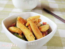 炒玉米笋