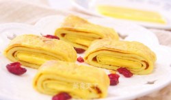 咖喱蛋卷 宝宝辅食，鸡蛋+奶酪+淀粉