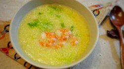 瑶柱鲜虾小米粥