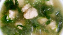 鸡茸冬瓜菠菜汤（宝宝食谱）