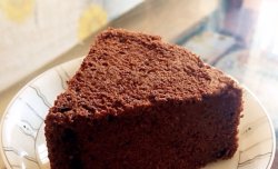 香浓可口的朗姆巧克力戚风蛋糕