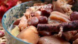 祛湿美容养颜【牛奶根、花豆炖猪蹄】