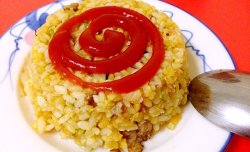 快手早餐～黄金肉沫饭