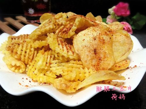 [12圖]酥脆土豆片(香辣味)的家常做法,配方,步驟圖解 - 菜譜網