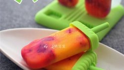 哈密瓜椰奶火龙果冰棒