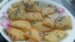 黑芝麻蛋白脆饼