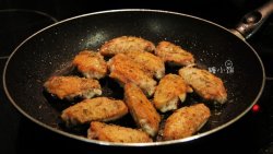 少油版【孜然煎鸡翼】