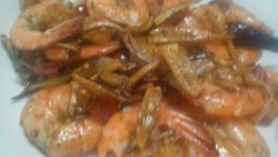 一虾两吃-香辣虾、茶叶炒虾头