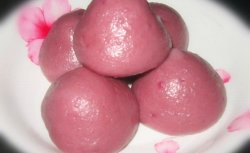 营养健康早餐--红枣紫薯窝窝头