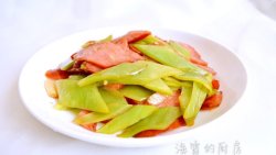 莴笋炒香肠