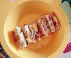 宝宝早餐 鸡蛋火腿蔬菜饼