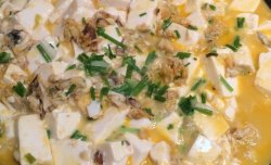 蟹肉咸蛋黄豆腐