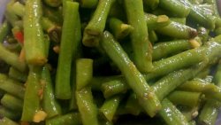 蒜蓉花椒炒长豆角（豇豆）