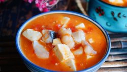 番茄豆腐烧鱼煲