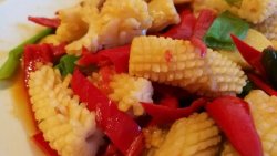 酸辣爆炒鱿鱼卷