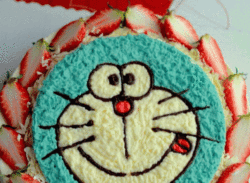 机器猫慕斯蛋糕