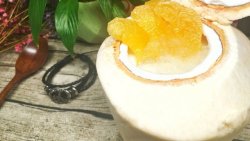 黄桃燕窝椰子冻