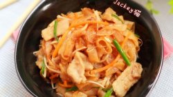 沙茶肉片炒河粉------利仁电火锅试用菜谱