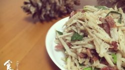 豆果菁选酱油试用——腊肠炒藕条