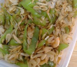 青椒炒虾皮
