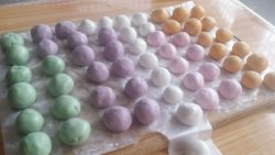 五色汤圆 (无色素添加)