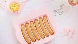 宝宝辅食——玉米胡萝卜香菇虾肠