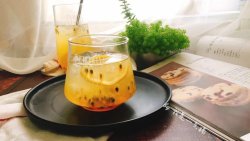 百香果柠檬蜂蜜饮 夏季美白排毒小能手