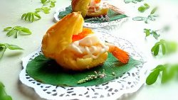 鱼子酱鲜虾泡芙