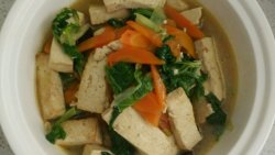 小白菜炖豆腐