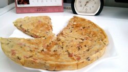 香菇火腿燕麦饼