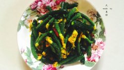 糖醋腌小黄瓜花