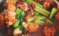 红烧胖头鱼+ 鸡腿菇鱼头汤