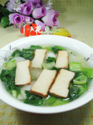香干青菜年糕汤