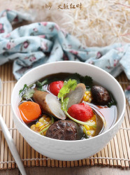 玉米牛蒡香菇汤