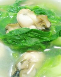 生蚝生菜汤