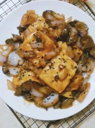 孜然洋葱北豆腐