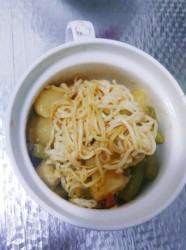 超简单豆角土豆蒸面