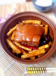 自创超下饭的炖炒年糕五花肉