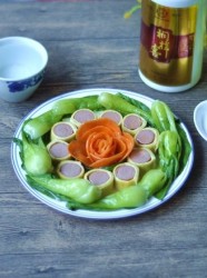 玫瑰花腐皮肉肠卷