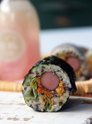 牛肉肠藜麦饭卷