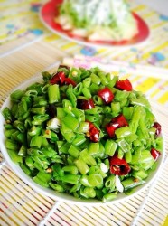 辣炒蒜香空心菜梗