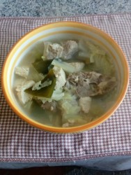 白菜海带炖冻豆腐