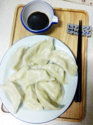 白菜香干肉馅饺子